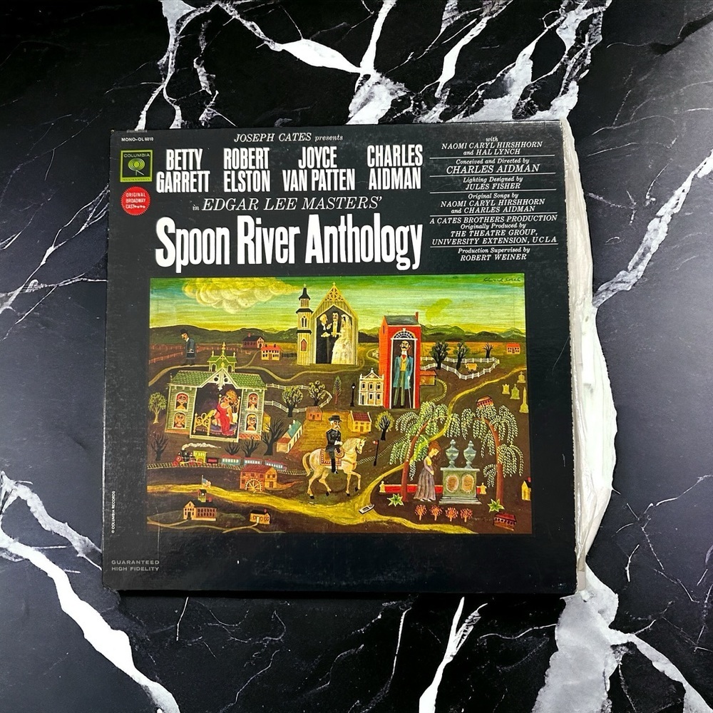 Spoon River Anthology Broadway Cast Columbia Masterworks OL 6010 Vinyl Record